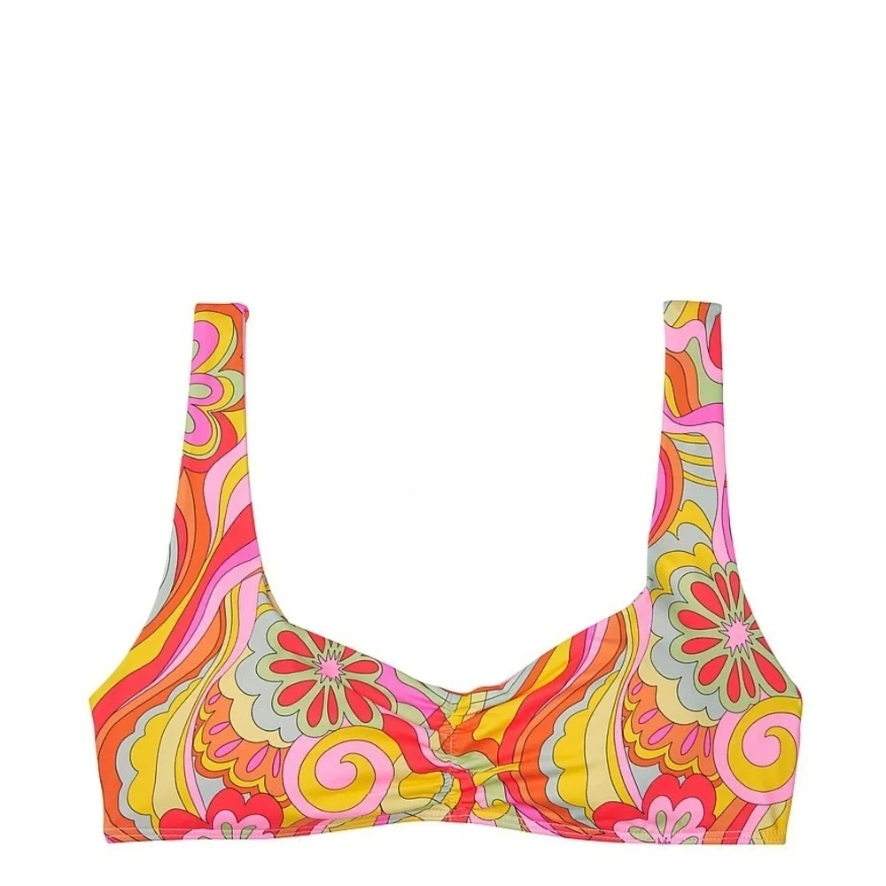 Frankie’s Bikinis x Hailee Steinfeld Far Out Collection swim top size large